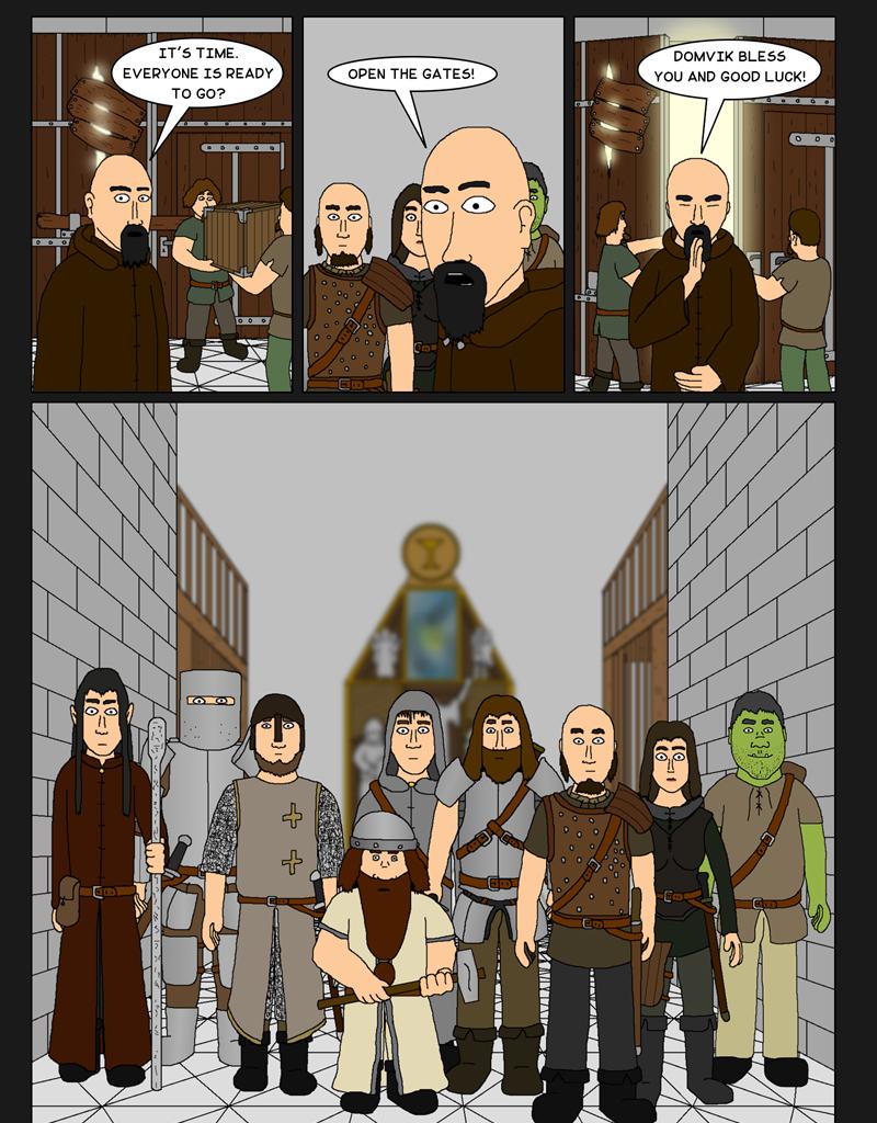 Tales From Somewhere - The Legend - Episode 57, Page 1: Time to go